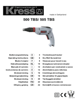 Kress 500 TBS El manual del propietario