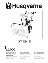 Husqvarna Sneeuwmachine ST261E El manual del propietario