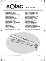 Solac LISSE SENSE Mod PP7255 El manual del propietario