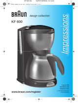 Braun KF 610/1 El manual del propietario