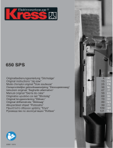 Kress 650 SPS El manual del propietario