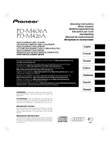 Pioneer PD-M426A El manual del propietario