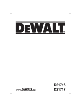 DeWalt D 21717 El manual del propietario