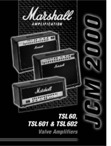 Marshall Amplification JCM 2000 TSL601 Manual de usuario