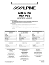 Alpine MRX-M50 El manual del propietario