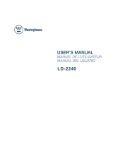 Westinghouse LD2240 Manual de usuario
