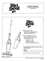 Dirt Devil M083400 El manual del propietario
