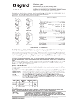 Legrand Wattstopper DSW-301-347 Manual de usuario