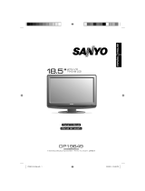 Sanyo DP19649 - 720p 18.5" LCD HDTV El manual del propietario