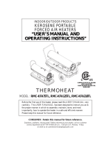 Thermoheat RMC-KFA125TL User's Manual And Operating Instructions