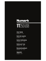 Numark TT250 USB Manual de usuario