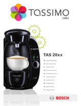 Bosch Tassimo TAS 20 Series Manual de usuario