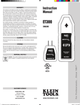 Klein Tools ET300 Manual de usuario