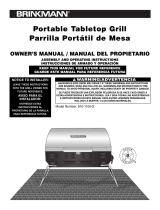 Brinkmann Portable Tabletop Grill El manual del propietario