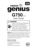 NOCO Genius G750 Manual de usuario