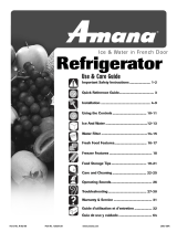 Amana AFI2538AES Manual de usuario