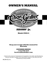 Char-Griller Akorn JR. Kamado 06614 El manual del propietario
