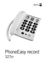 Doro PHONEEASY RECORD 327CR Manual de usuario