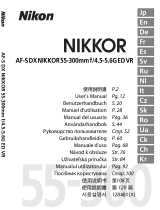 Nikon AF-S DX NIKKOR 55-300mm f/4.5-5.6G ED VR Manual de usuario