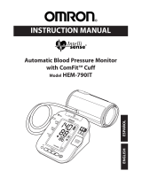 Omron HEM­-790IT Manual de usuario