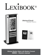 Lexibook WIRELESS WEATHER STATION WITH WEATHER FORECAST El manual del propietario