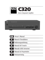 NAD C320 El manual del propietario