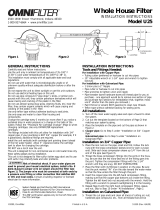 OmniFilter U25 Series E Installation Instructions Manual