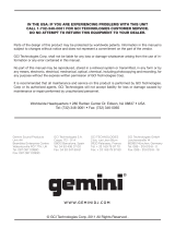 Gemini CDJ-700 Manual de usuario