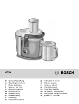 Bosch MES4000 VITAJUICE Manual de usuario
