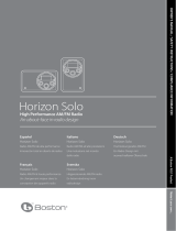 Boston Acoustics Horizon Solo Manual de usuario