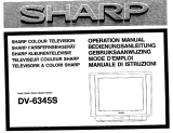 Sharp DV6345S El manual del propietario