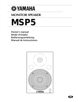 Yamaha MSP5 El manual del propietario