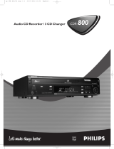 Philips CDR802-00S El manual del propietario