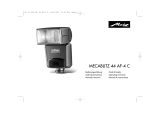 Metz mecablitz 44 AF-4 Canon El manual del propietario
