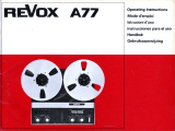 Revox A77 El manual del propietario