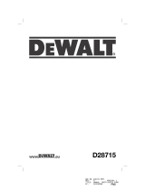DeWalt D28715 T 1 El manual del propietario