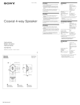 Sony XS-R5743 El manual del propietario