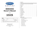 Audiovox MSR4050G El manual del propietario
