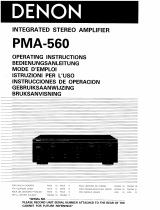 Denon PMA-560 El manual del propietario