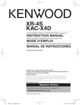 Kenwood KAC-X4D Manual de usuario