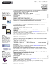 Vivanco USB 2.0 56IN1 CARD READER El manual del propietario