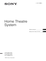 Sony HT-SF470 El manual del propietario