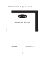 Belkin ADAPTATEUR PDA USB #F5U109EA El manual del propietario