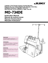 Juki MO-734DE El manual del propietario