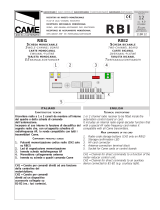 CAME RBI1 El manual del propietario