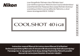 Nikon COOLSHOT 40i GII Manual de usuario