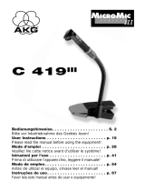 AKG C 419 III El manual del propietario