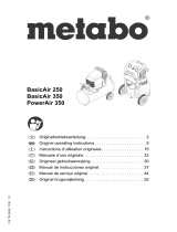 Metabo PowerAir 350 El manual del propietario