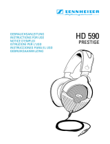 Sennheiser HD 590 PRESTIGE El manual del propietario