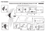 Metronic ANTENNE EXTERIEURE UHF 22 ELEMENTS El manual del propietario
